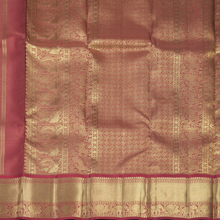 Hayagrivas Handloom Maroon Kanjivaram Silk Saree KBFL303H1-1-BF303-SBS