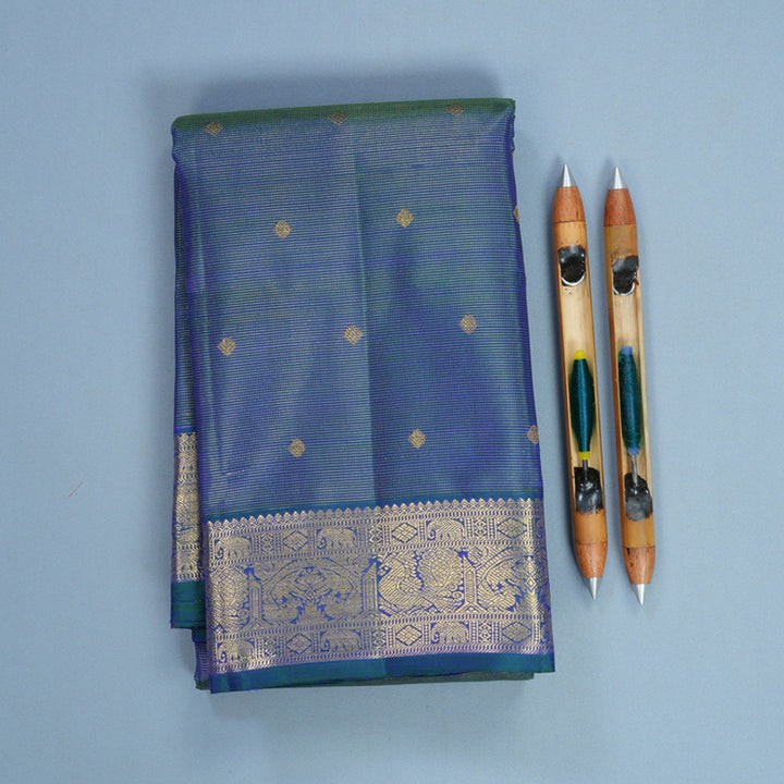 Hayagrivas Handloom Mayilkazhuthu Kanjivaram Silk Saree KBFL306H1-1-BF306-SBS