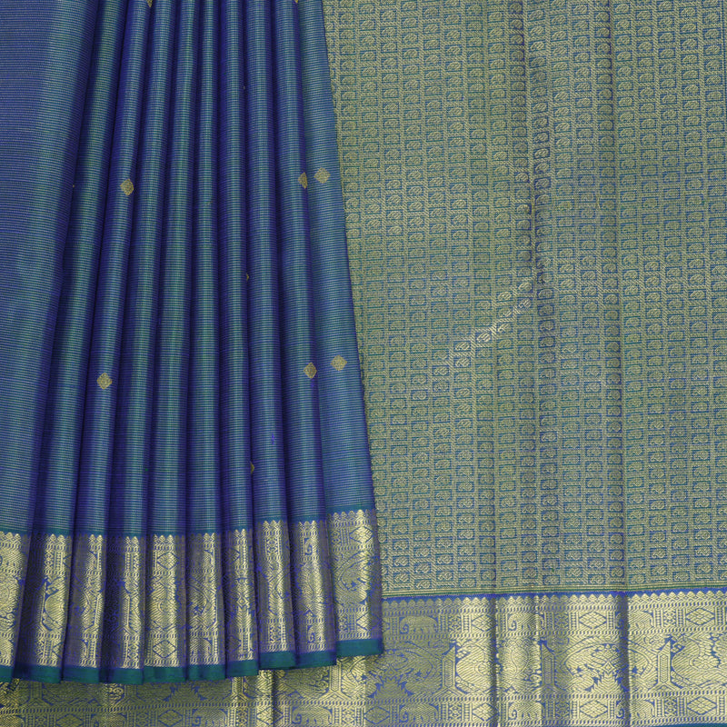 Hayagrivas Handloom Mayilkazhuthu Kanjivaram Silk Saree KBFL306H1-1-BF306-SBS