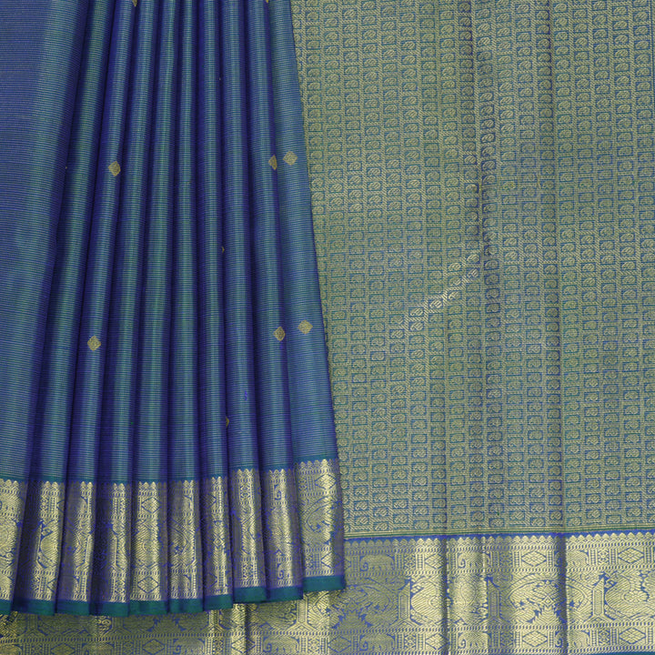 Hayagrivas Handloom Mayilkazhuthu Kanjivaram Silk Saree KBFL306H1-1-BF306-SBS