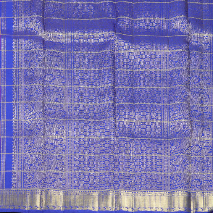 Hayagrivas Handloom Multicolour Checks Kanjivaram Silk Saree KBFL309H1-1-BF309-SBS