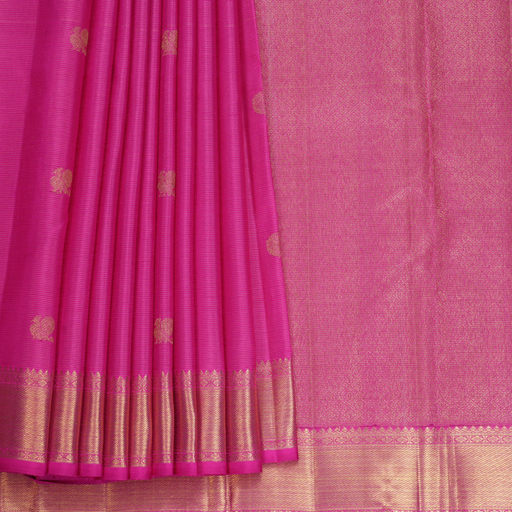 Hayagrivas Handloom Rani Pink Kanjivaram Silk Saree KBFL310H1-1-BF310-SBS