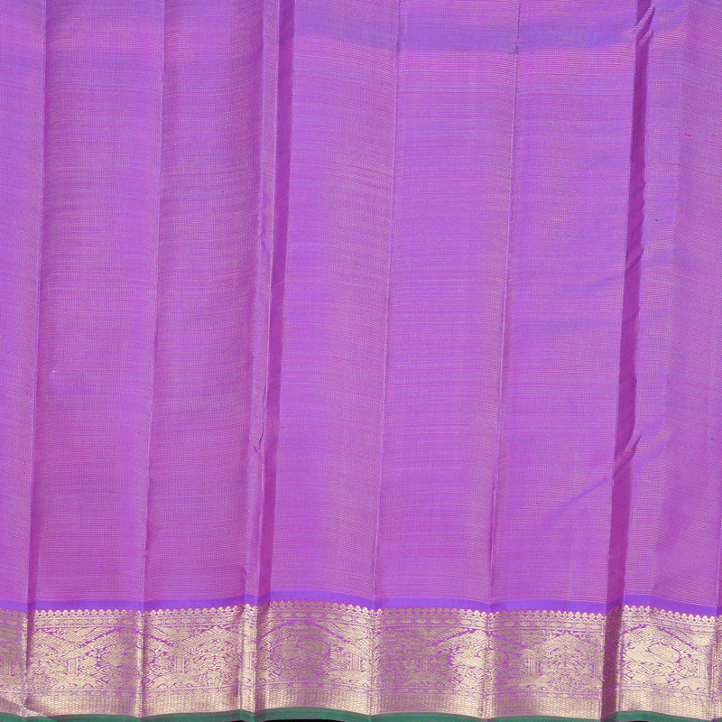 Hayagrivas Handloom Purple Ten Yards Silk Saree KBFL313H1-1-BF313-SBS