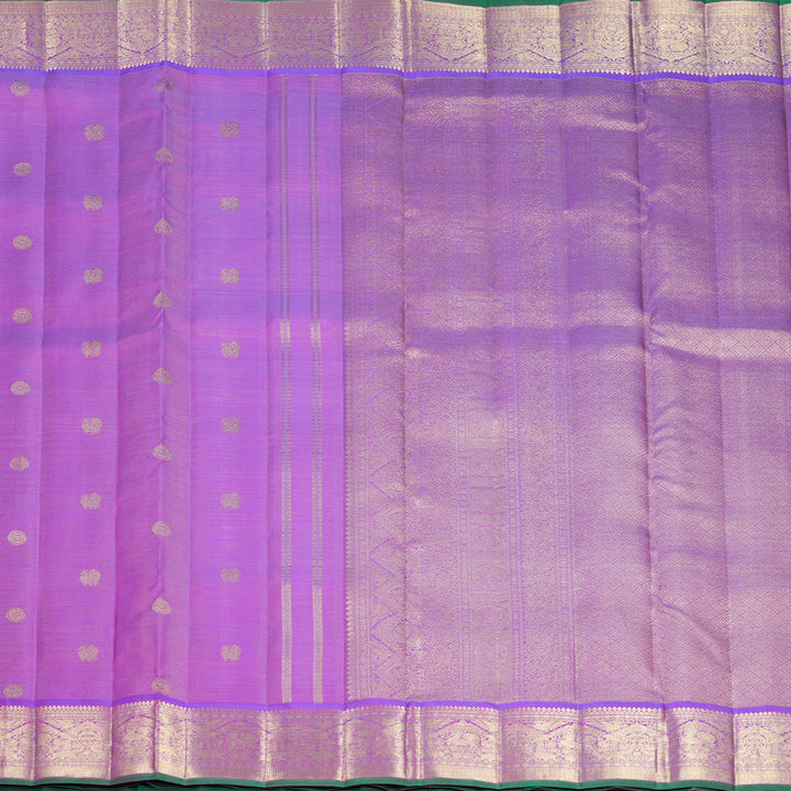 Hayagrivas Handloom Purple Ten Yards Silk Saree KBFL313H1-1-BF313-SBS
