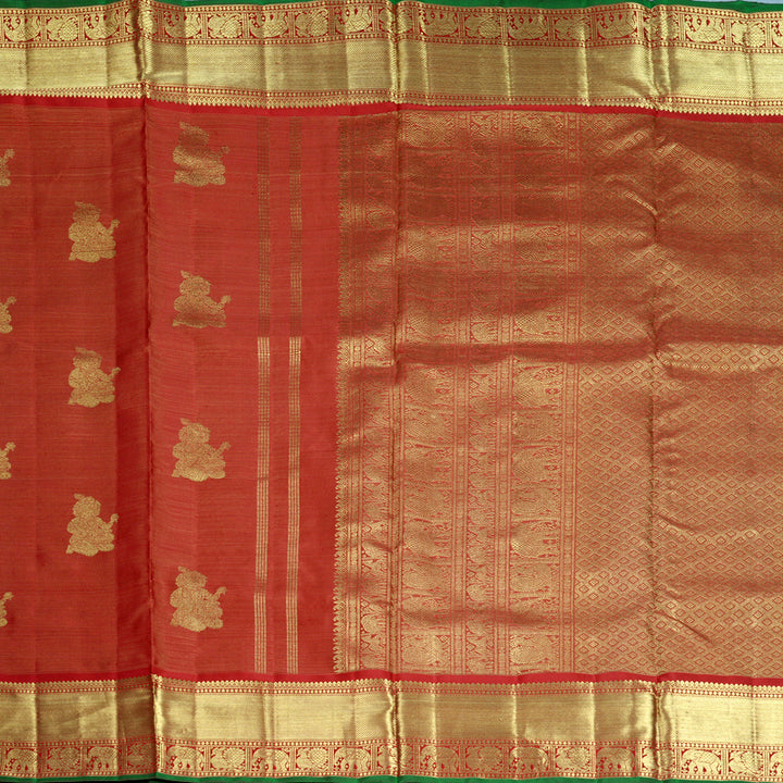Hayagrivas Handloom Maroon Ten Yards Silk Saree KBFL315I1-1-BF315-SBS