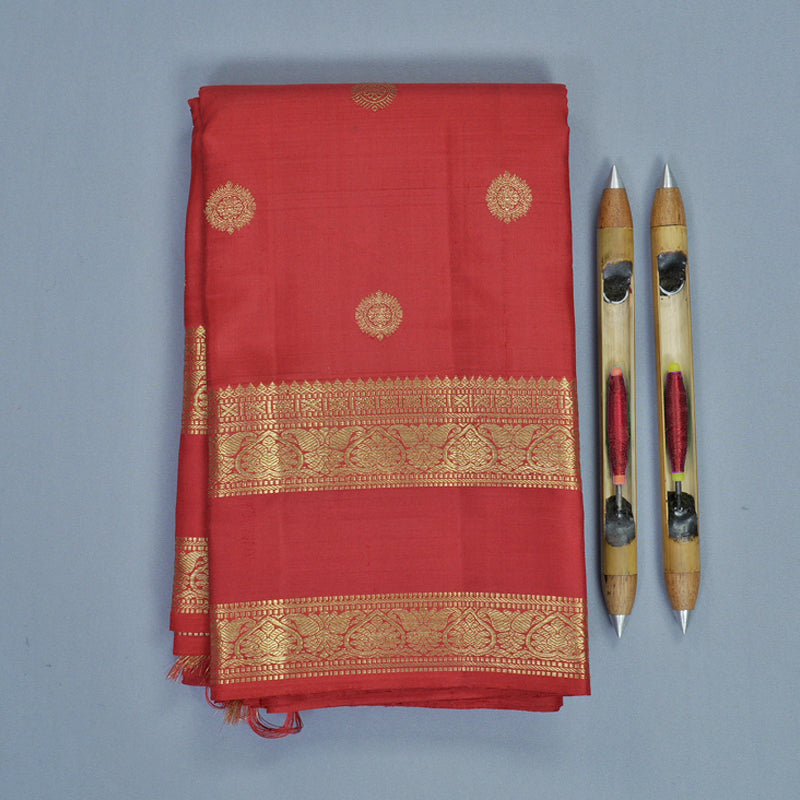 Hayagrivas Handloom Red Kanjivaram Silk Saree KBFL318I1-1-BF318-SBS