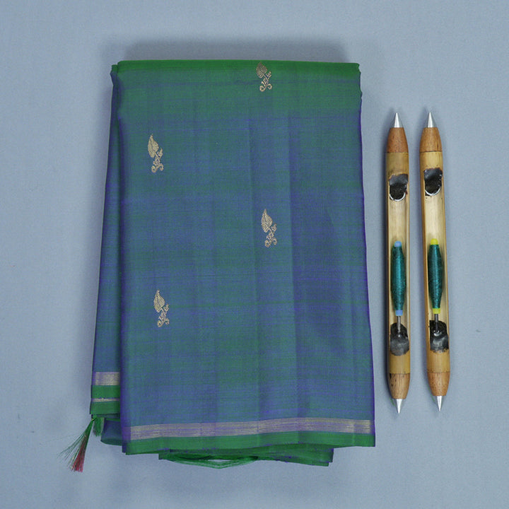 Hayagrivas Handloom Mayilkazhuthu Kanjivaram Silk Saree KBFL321I1-1-BF321-SBS