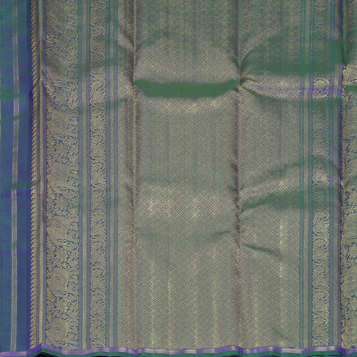 Hayagrivas Handloom Mayilkazhuthu Kanjivaram Silk Saree KBFL321I1-1-BF321-SBS