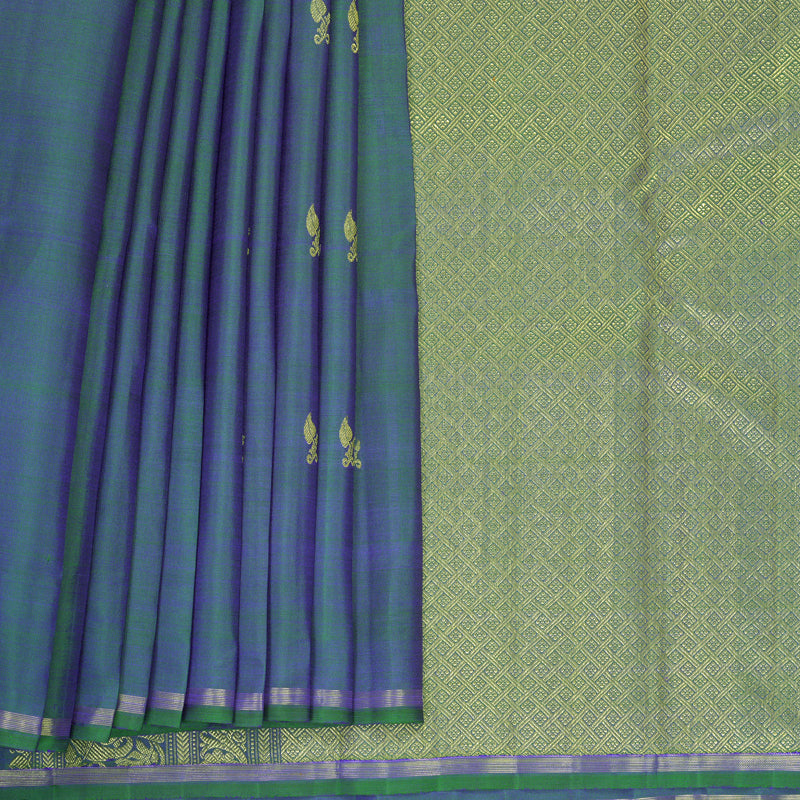 Hayagrivas Handloom Mayilkazhuthu Kanjivaram Silk Saree KBFL321I1-1-BF321-SBS