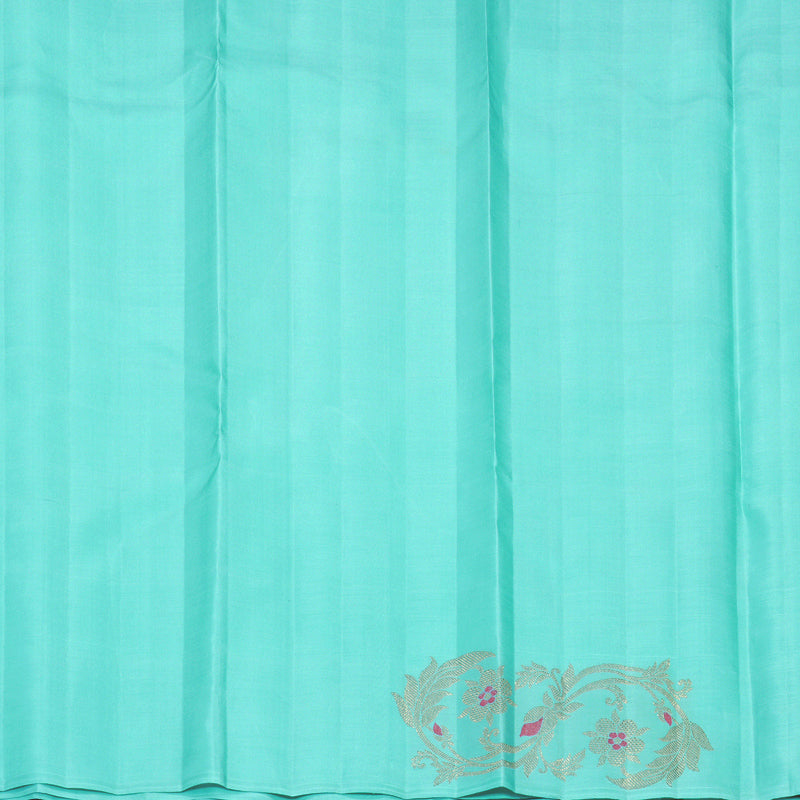 Hayagrivas Handloom Sky Blue Kanjivaram Silk Saree KBFL327I1-1-BF327-SBS