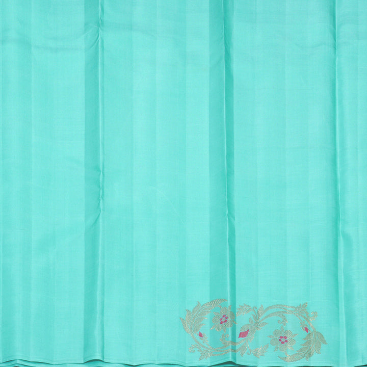 Hayagrivas Handloom Sky Blue Kanjivaram Silk Saree KBFL327I1-1-BF327-SBS