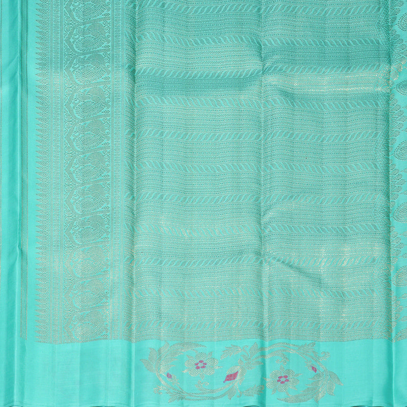 Hayagrivas Handloom Sky Blue Kanjivaram Silk Saree KBFL327I1-1-BF327-SBS