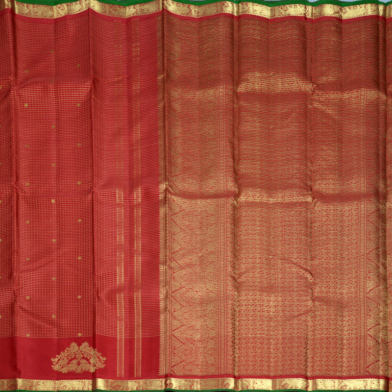Hayagrivas Handloom Maroon Kanjivaram Silk Saree KBFL333I1-1-BF333-SBS