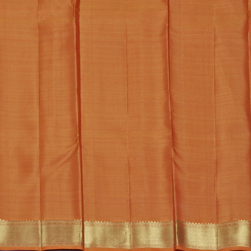 Hayagrivas Handloom Orange Kanjivaram Silk Saree KBFL338I1-1-BF338-SBS