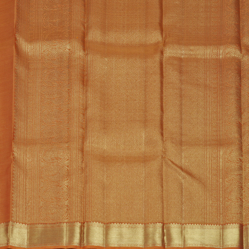 Hayagrivas Handloom Orange Kanjivaram Silk Saree KBFL338I1-1-BF338-SBS