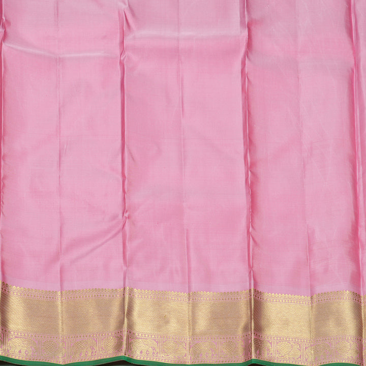 Hayagrivas Handloom Baby Pink Kanjivaram Silk Saree KBFL343I1-1-BF343-SBS