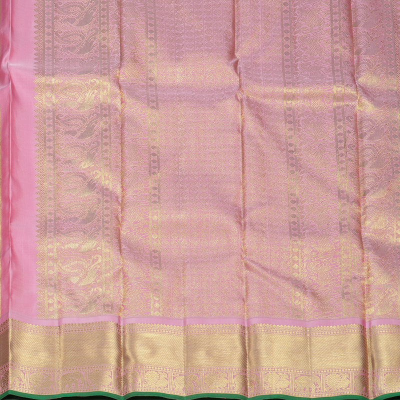Hayagrivas Handloom Baby Pink Kanjivaram Silk Saree KBFL343I1-1-BF343-SBS