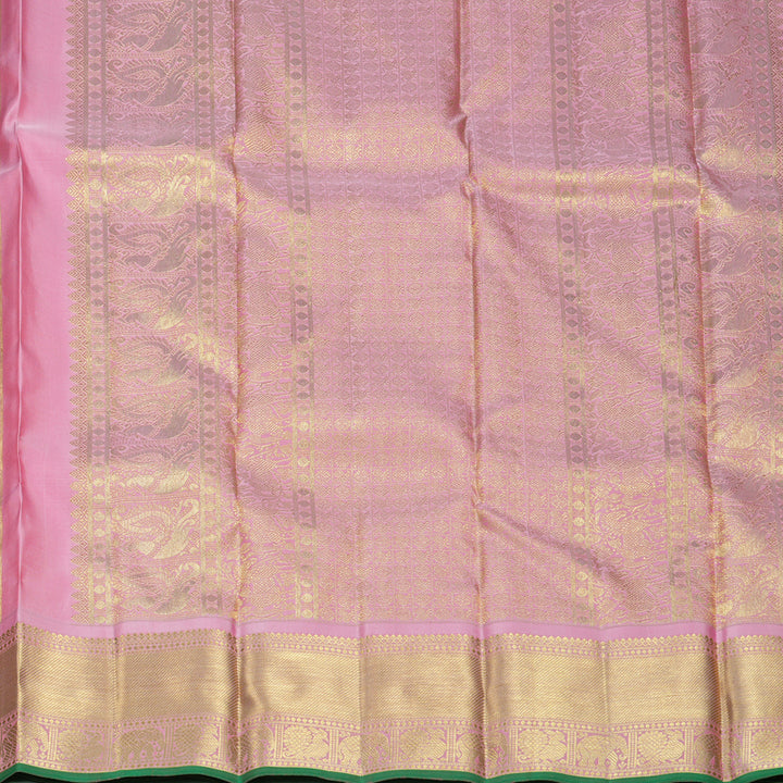 Hayagrivas Handloom Baby Pink Kanjivaram Silk Saree KBFL343I1-1-BF343-SBS