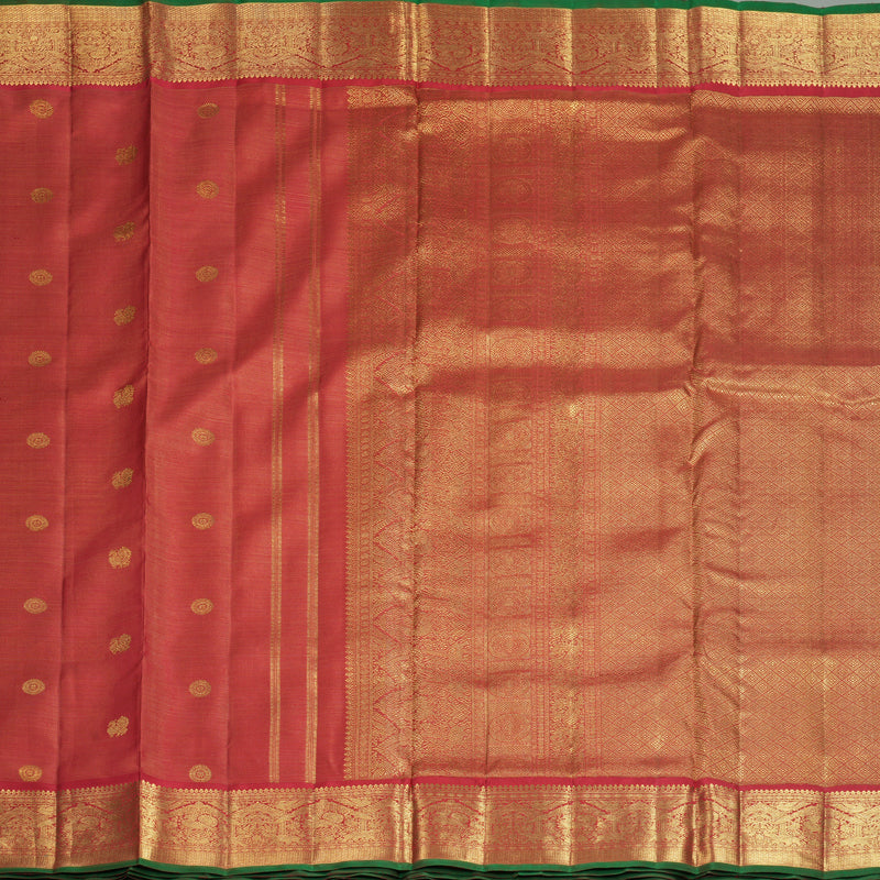 Hayagrivas Handloom Maroon Ten Yards Silk Saree KBFL348I1-1-BF348-SBS
