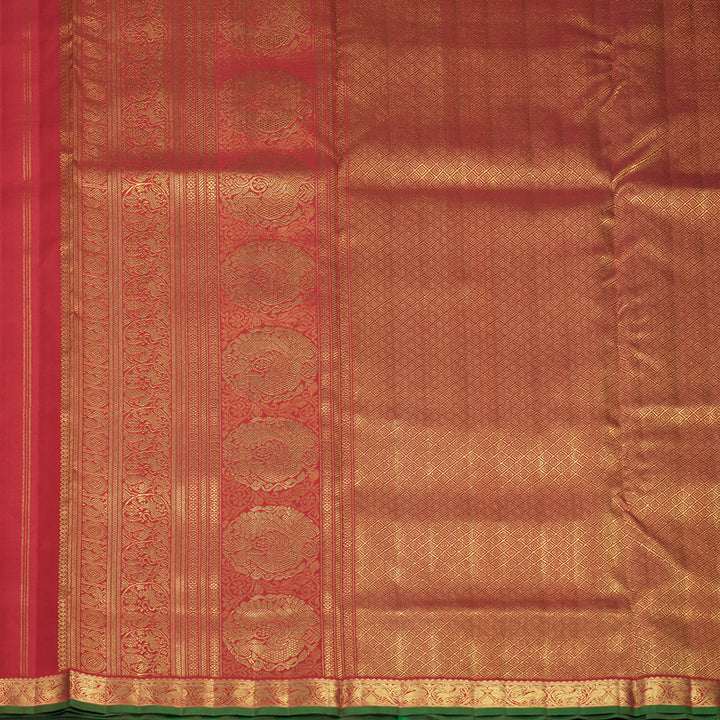 Hayagrivas Handloom Maroon Ten Yards Silk Saree KBFL354I1-1-BF354-SBS
