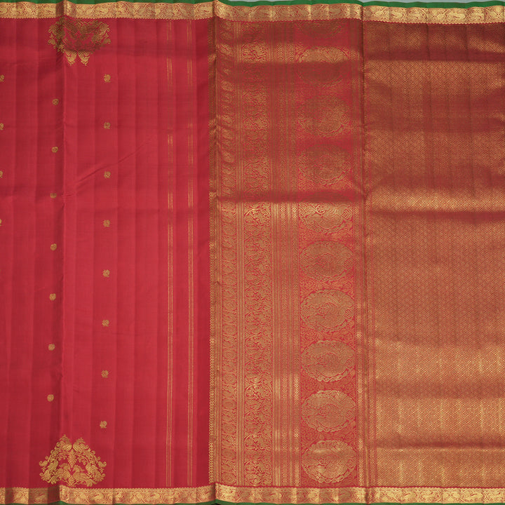 Hayagrivas Handloom Maroon Ten Yards Silk Saree KBFL354I1-1-BF354-SBS
