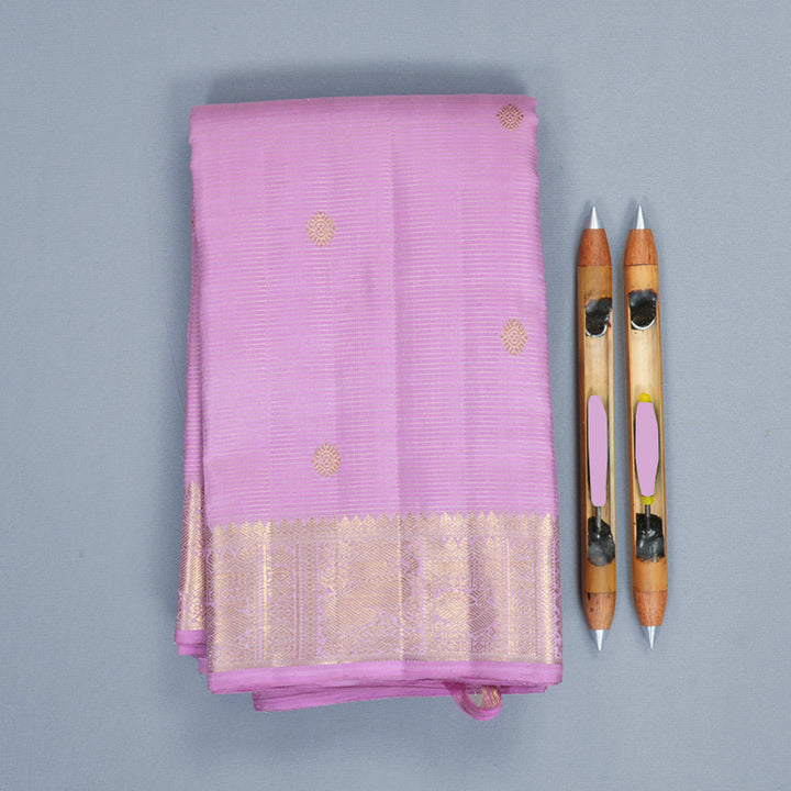 Hayagrivas Handloom Lavender Kanjivaram Silk Saree KBFL355I1-1-BF355-SBS