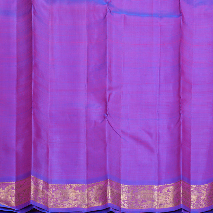 Hayagrivas Handloom Purple Kanjivaram Silk Saree KBFL373I1-1-BF373-SBS