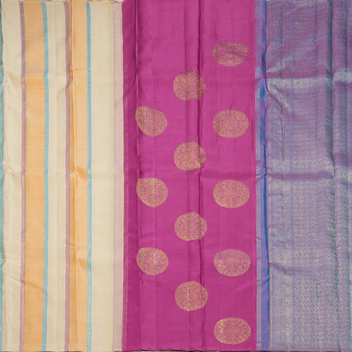Hayagrivas Handloom Sandal Kanjivaram Silk Saree KBFL375I1-1-BF375-SBS