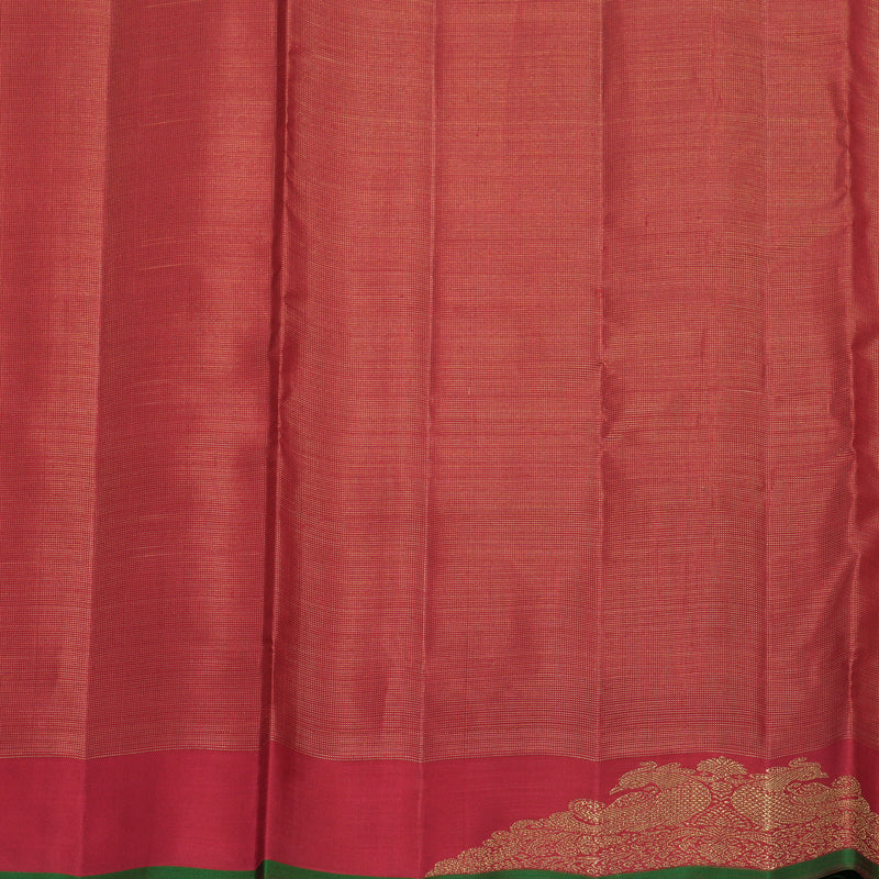Hayagrivas Handloom Maroon Ten Yards Silk Saree KBFL379I1-1-BF379-SBS