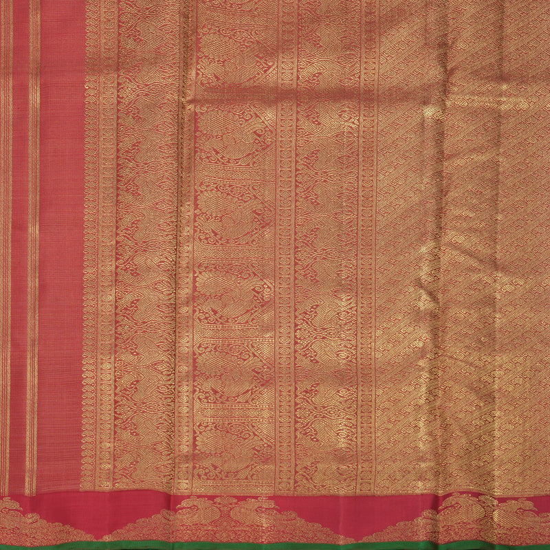 Hayagrivas Handloom Maroon Ten Yards Silk Saree KBFL379I1-1-BF379-SBS