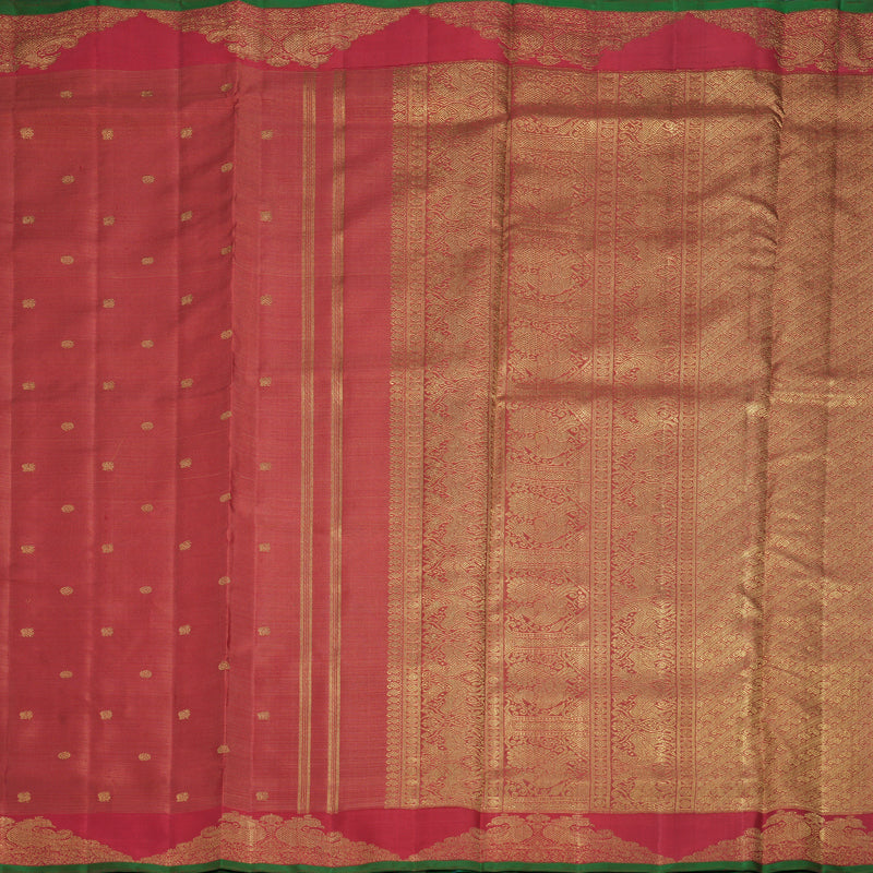 Hayagrivas Handloom Maroon Ten Yards Silk Saree KBFL379I1-1-BF379-SBS
