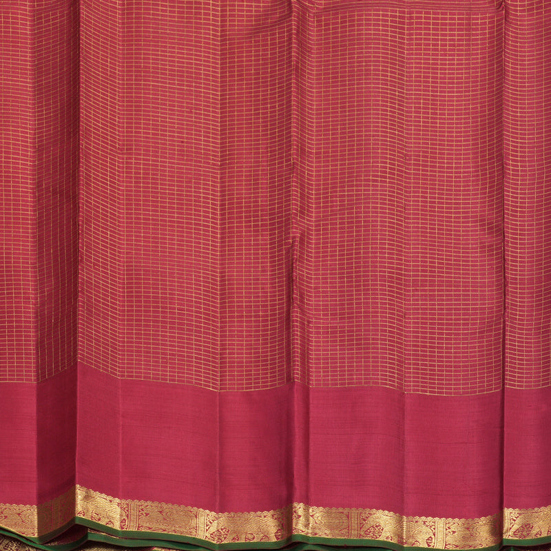 Hayagrivas Handloom Maroon Kanjivaram Silk Saree KBFL381I1-1-BF381-SBS