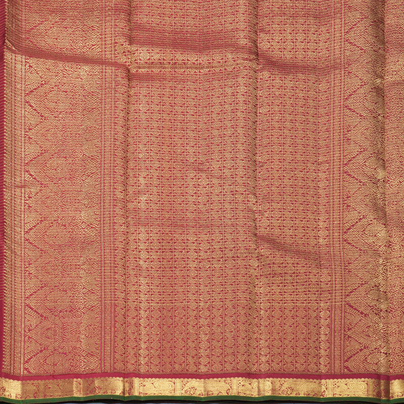 Hayagrivas Handloom Maroon Kanjivaram Silk Saree KBFL381I1-1-BF381-SBS