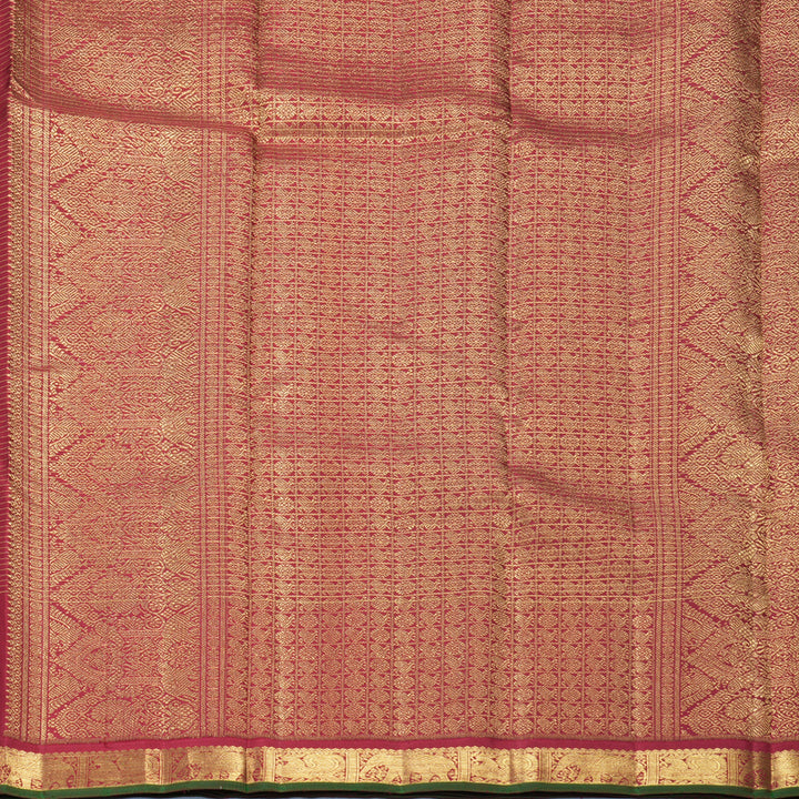 Hayagrivas Handloom Maroon Kanjivaram Silk Saree KBFL381I1-1-BF381-SBS