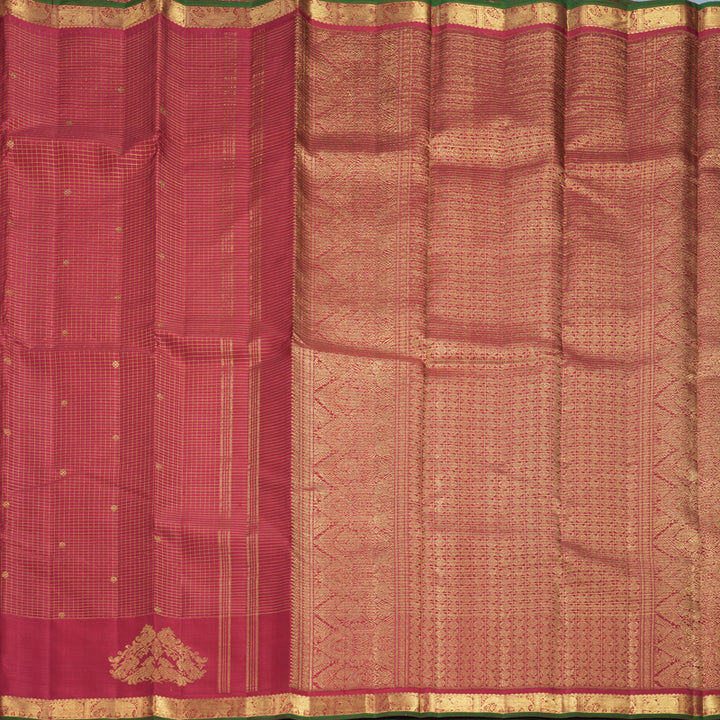 Hayagrivas Handloom Maroon Kanjivaram Silk Saree KBFL381I1-1-BF381-SBS