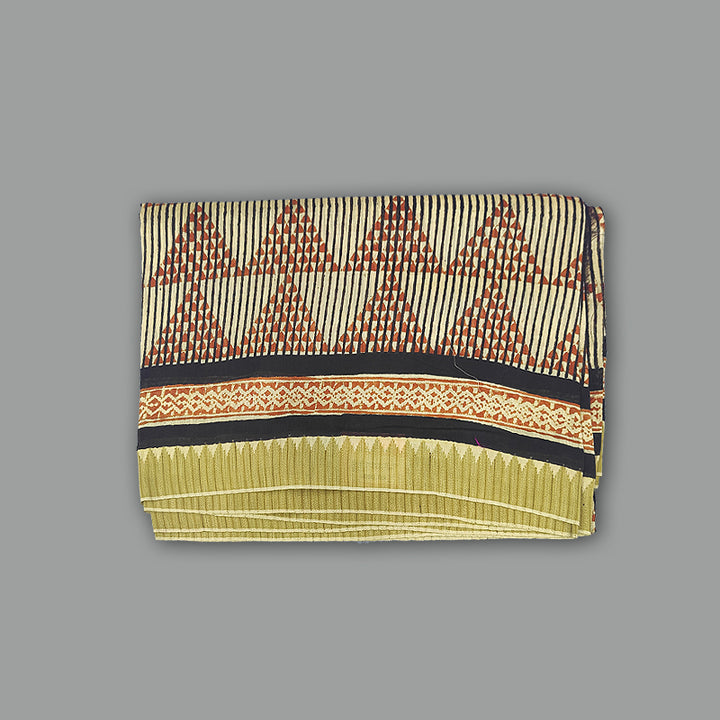 Hayagrivas Beige Pure Chanderi Cotton Saree KSBE107B7-25