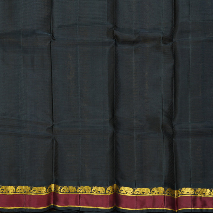 Hayagrivas Handloom Honey Mustard Kanjivaram Silk Saree KSBE101B1-2