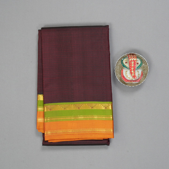 Hayagrivas Handloom Wine Maroon Kanjivaram Silk Saree KSBE101B1-30