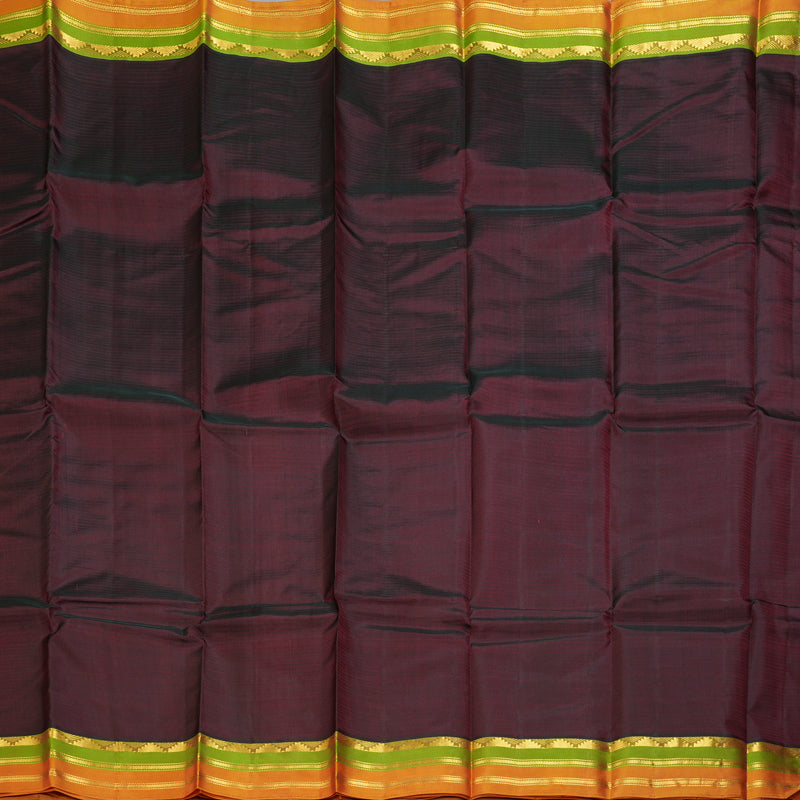 Hayagrivas Handloom Wine Maroon Kanjivaram Silk Saree KSBE101B1-30