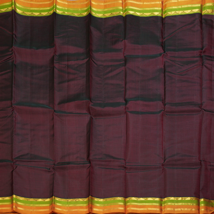 Hayagrivas Handloom Wine Maroon Kanjivaram Silk Saree KSBE101B1-30