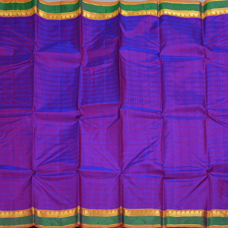 Hayagrivas Handloom Purple Kanjivaram Silk Saree KSBE101B2-5