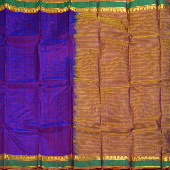 Hayagrivas Handloom Purple Kanjivaram Silk Saree KSBE101B2-5