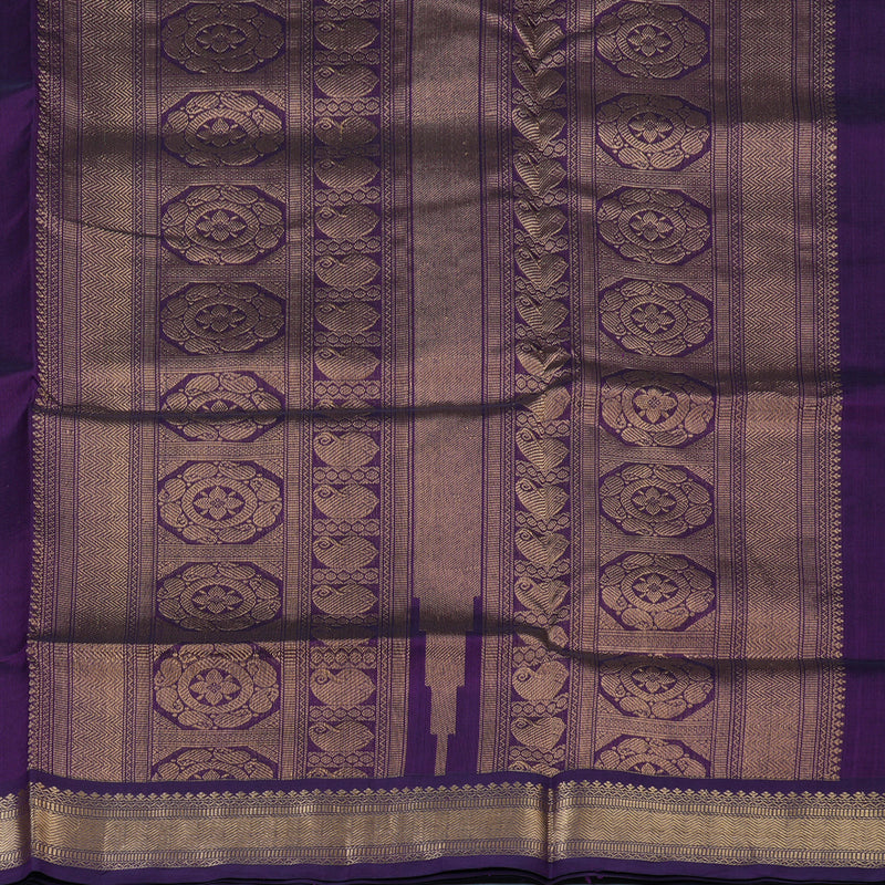 Hayagrivas Purple Kanchi Silk Cotton Saree KSBE107B10-2