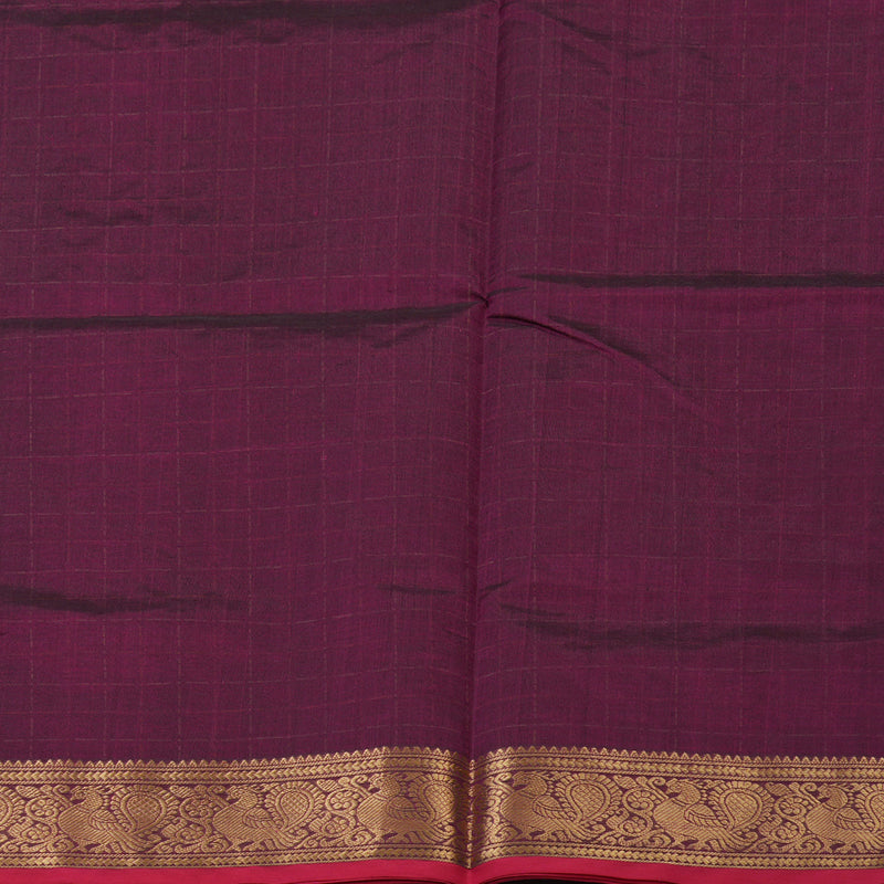 Hayagrivas Purple Kanchi Silk Cotton Saree KSBE107B11-1