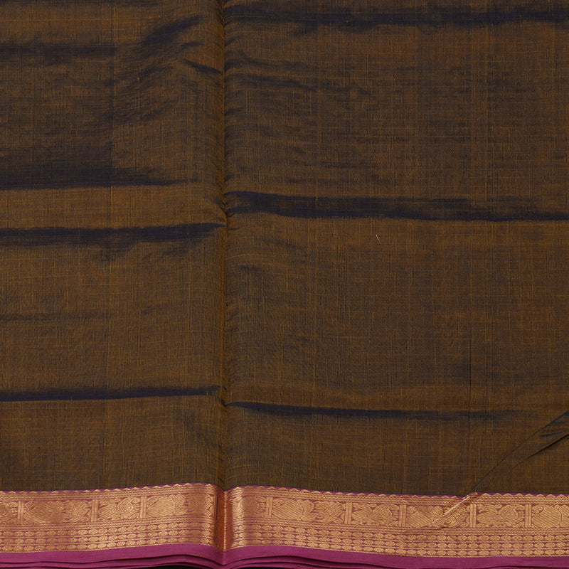 Hayagrivas Mehandi Green Kanchi Silk Cotton Saree KSBE107B8-2