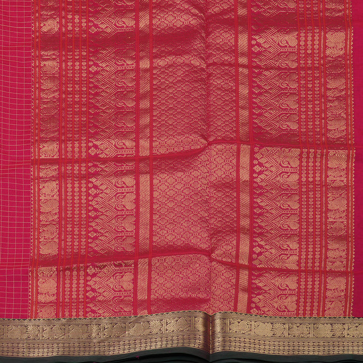 Hayagrivas Pink Kanchi Silk Cotton Saree KSBE107B8-3