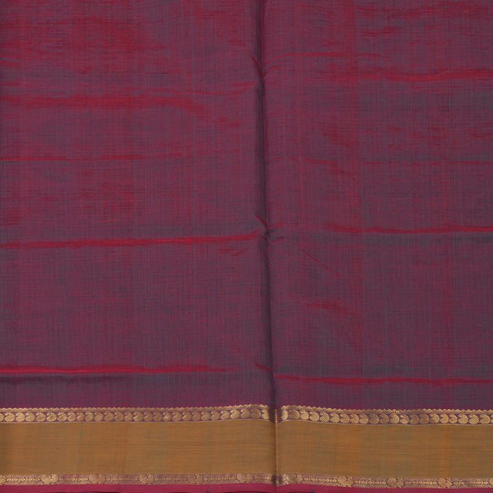 Hayagrivas Dual Tone (Pink & Blue) Kanchi Silk Cotton Saree KSBE107B9-1