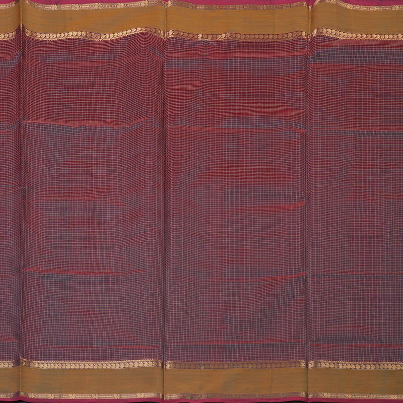 Hayagrivas Dual Tone (Pink & Blue) Kanchi Silk Cotton Saree KSBE107B9-1