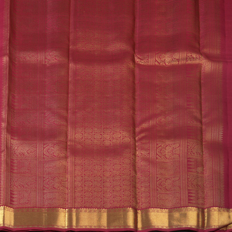 Hayagrivas Handloom Multicolour Checks Kanjivaram Silk Saree KSBE109C4-1