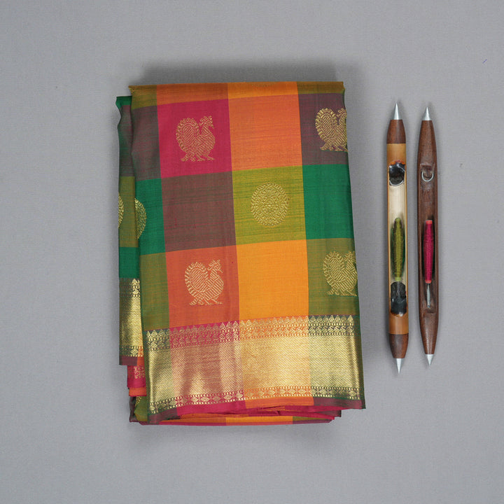 Hayagrivas Handloom Paalum Pazhamum Kanjivaram Silk Saree KSBE109C5-1